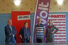 Die Gruppe Die FRAKTION. und ihre Mitglieder der Parteien DIE LINKE, Volt und Die PARTEI