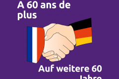 Eine französische und eine deutsche Hand begrüßen sich
