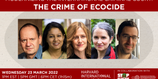 Ecocide - event 23 March