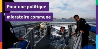Bateau des gardes-côtes de Frontex