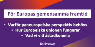 Cover - för Europas gemensamma framtid