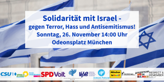 Israel-Demo-Ankündigung in München