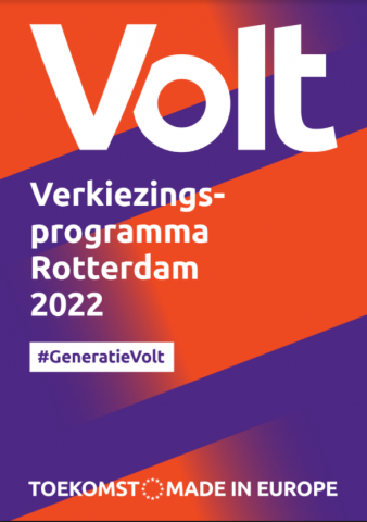 Verkiezingsprogramma Volt Rotterdam 2022