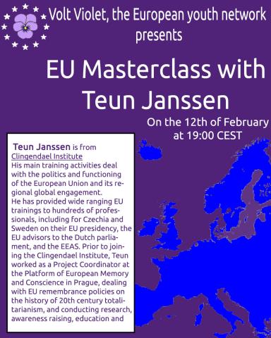 EU Masterclass with Teun Janssen