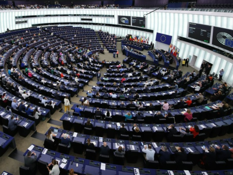 The plenary of the European Parliament ahead of the State of the Union 2023