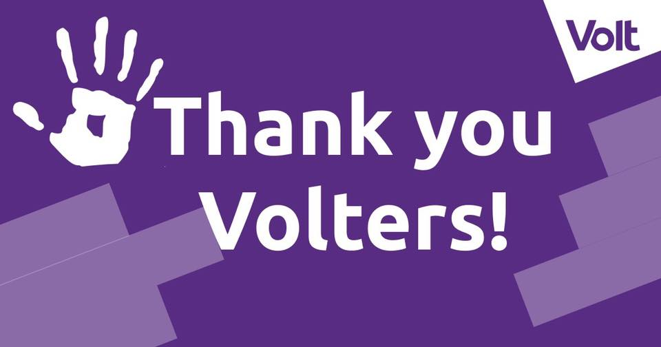 Thank you Volters!