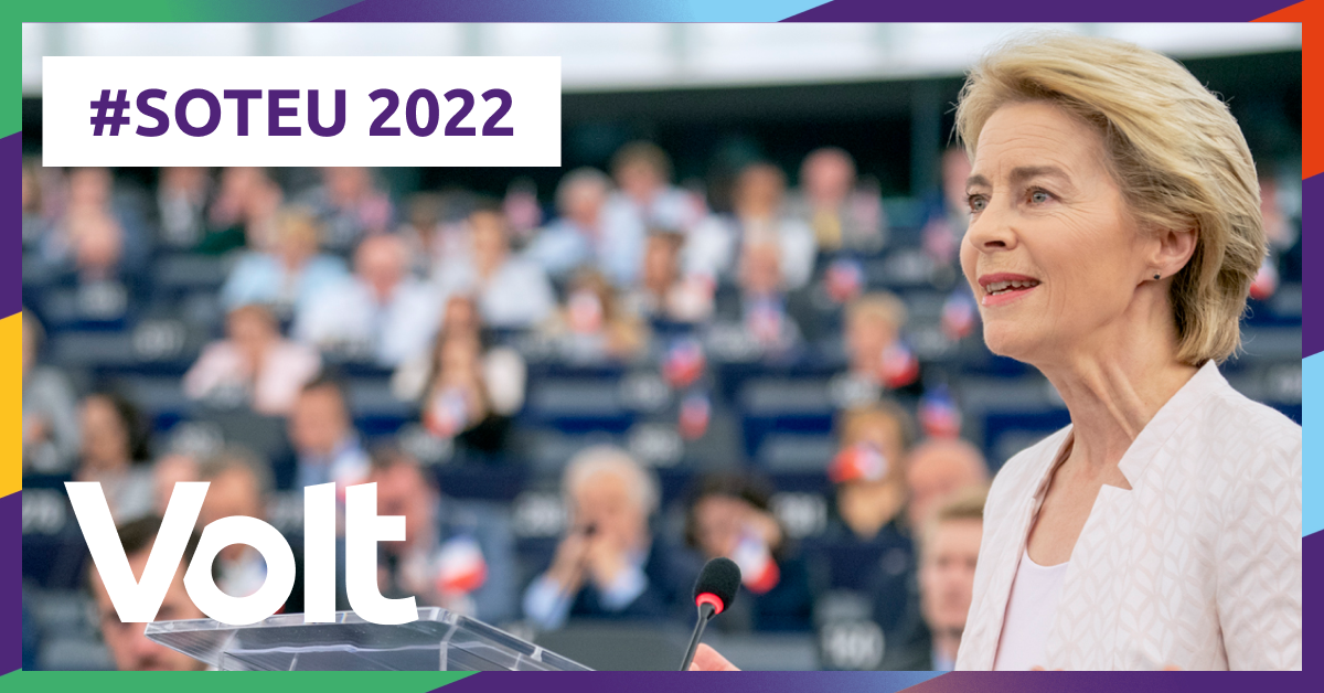 Volt France - SOTEU 2022