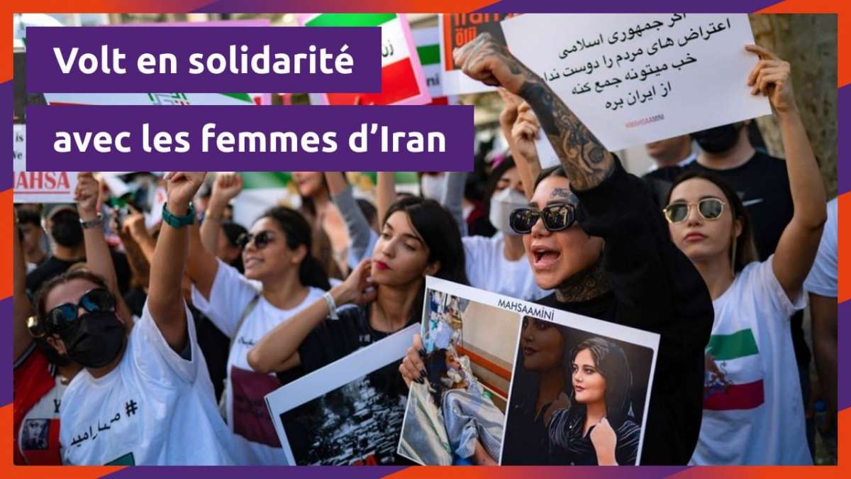 Volt France - en solidarité avec les femmes d'Iran
