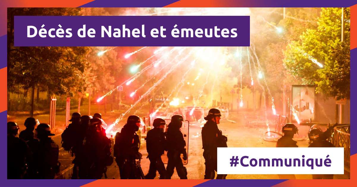 Volt France - Décès de Nahel M. - Rompre avec les violences